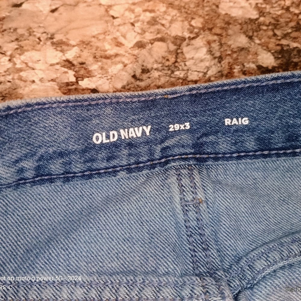 Old Navy Classic Blue Jeans 29x30 Men's Light Wash - Picture 3 of 6